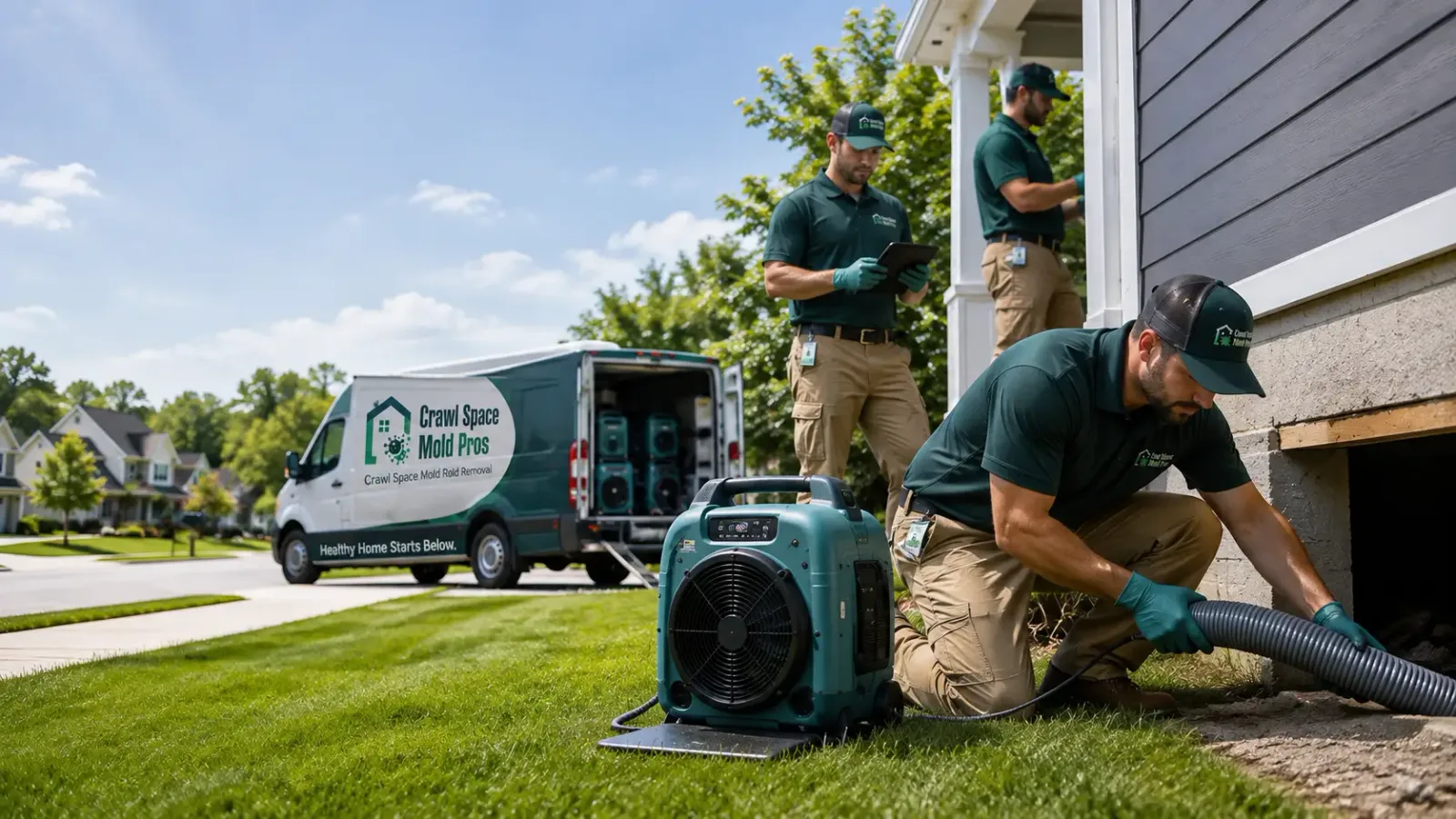 Crawl Space Mold Removal in Dinuba, CA